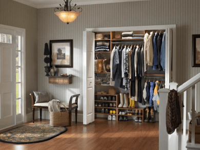 Entryway Closet Organization Tips